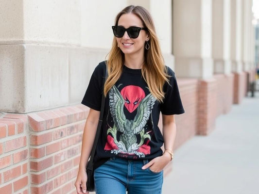 How to Layer Your Black Printed T-Shirts Like a Fashion Pro