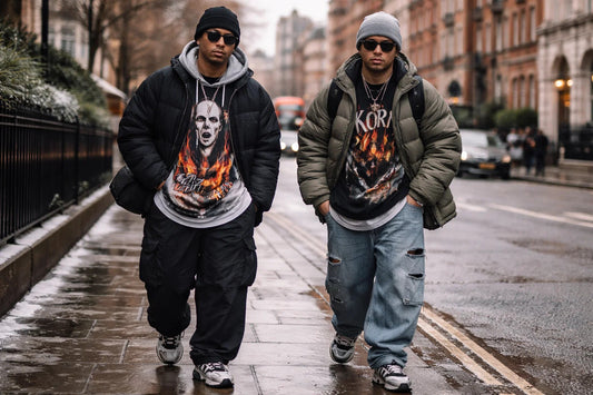 How to Style Graphic Long Sleeves with Layered Streetwear Fits in Winter