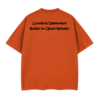 Unisex Boxy T-shirt(280GSM) Orange