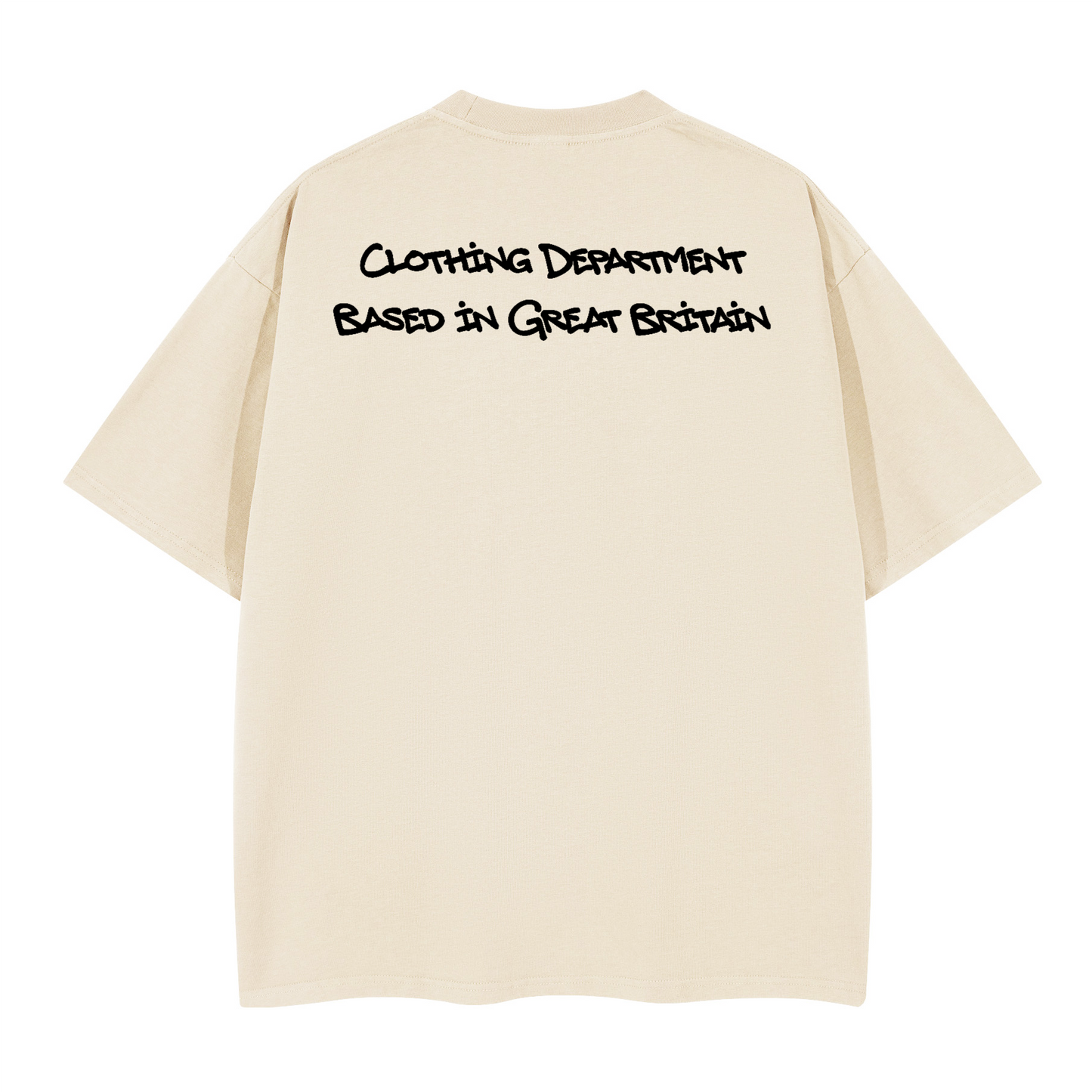 Unisex Boxy T-shirt(280GSM) Beige